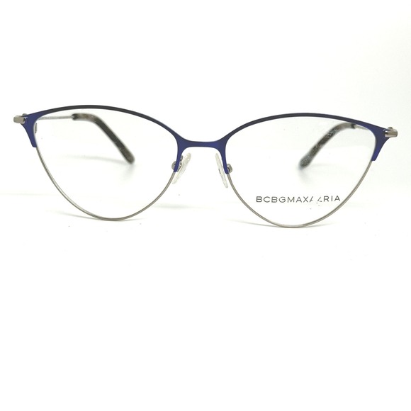 BCBGMAXAZRIA Arla Blue Combo Cat‎ Eye Eyeglasses Frames Women\'s 54 18 135 21370